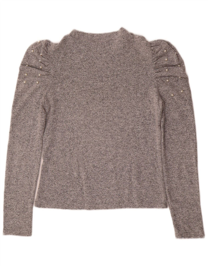 Zara Dametrøjetrøje med rund hals DK 12 Medium Grå
