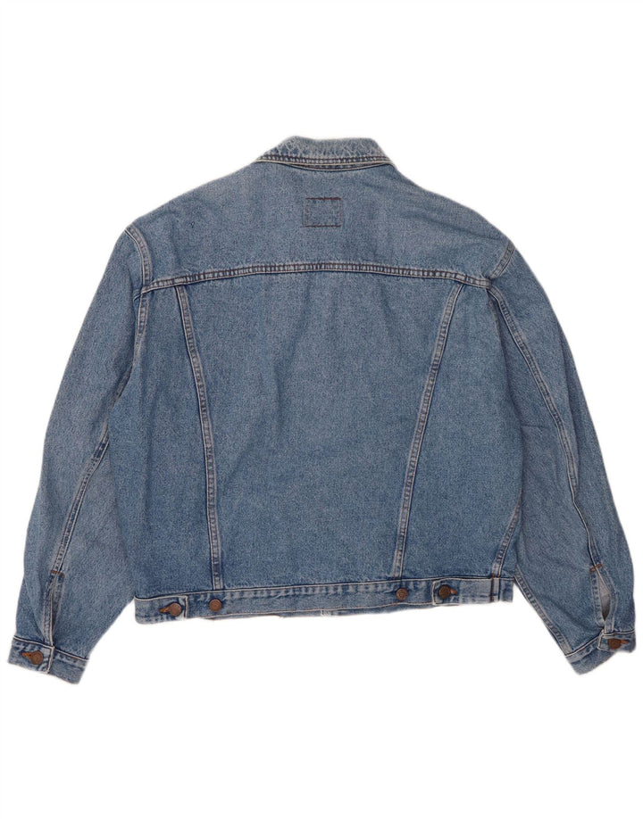 Benetton Herre denimjakke IT 48 Medium Blå Bomuld