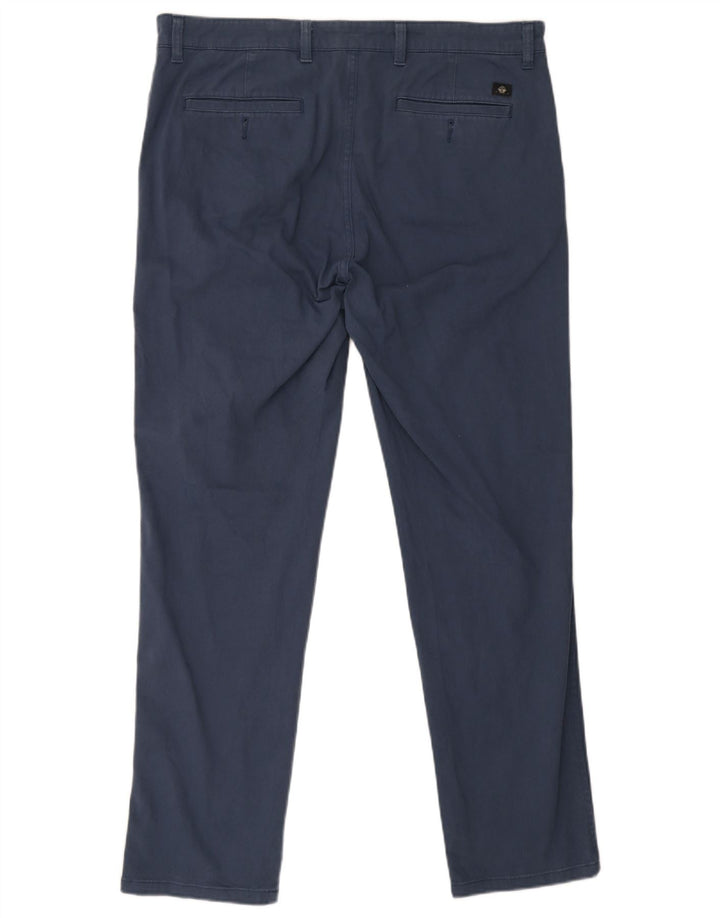 Dockers Herre Slim Chino Bukser W38 L31 Blå Bomuld
