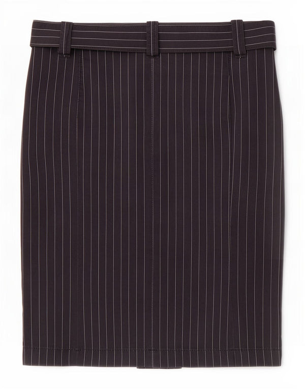 Calvin Klein kvinders blyantnederdel Medium W29 Marineblå nålestribet bomuld