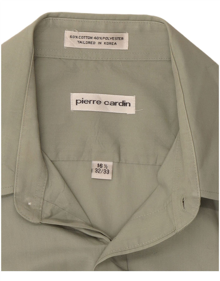 Pierre Cardin Herreskjorte str. 16 1/2 Large Khaki Bomuld Classic