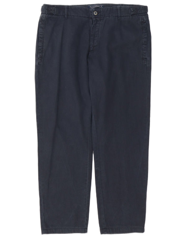 Harmont & Blaine Lige Chinobukser til mænd IT 52 XL W36 L29 Marineblå