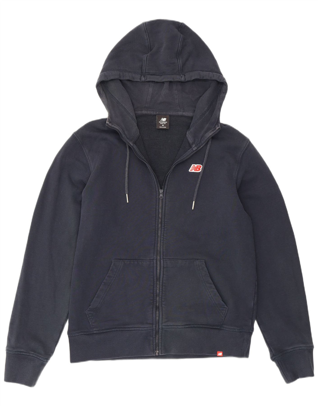 New Balance Hættetrøje med lynlås til mænd Medium marineblå bomuld