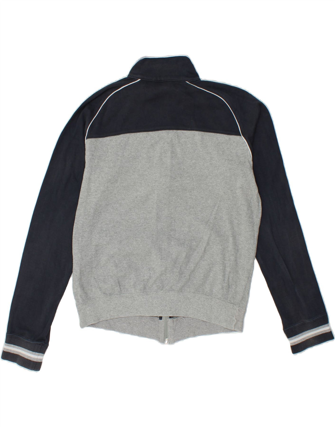 CHAMPION Womens Tracksuit Top Jacket UK 10 Small Grey Colourblock Cotton Vintage Champion and Second-Hand Champion from Messina Hembry 