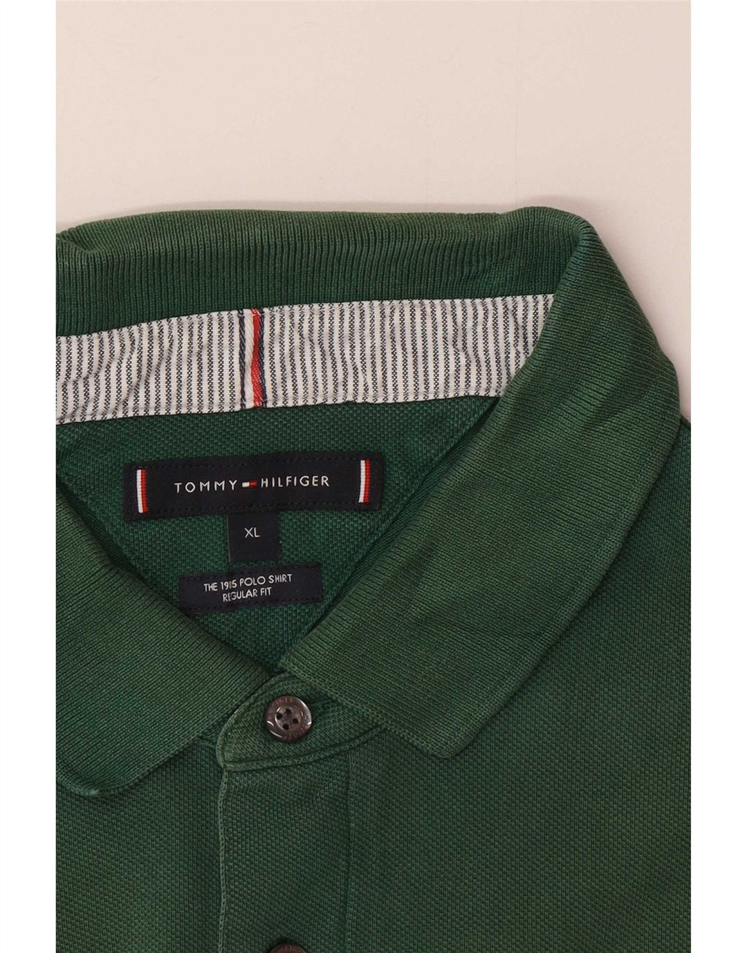 Tommy Hilfiger Herre Regular Fit Polo Shirt XL Grøn