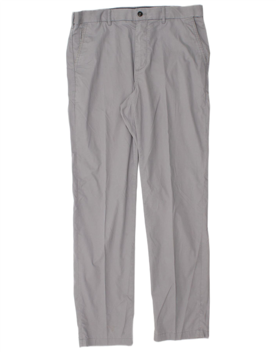 Marks & Spencer Herre Blue Harbor Regular Fit Chinobukser W34 L33 Grå