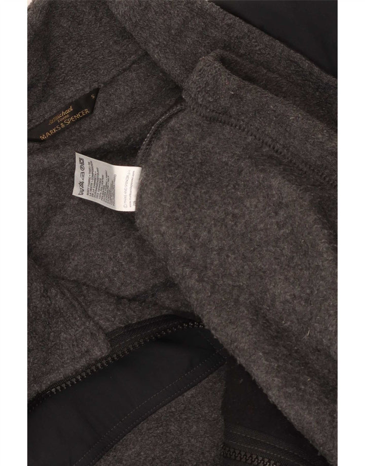 Marks & Spencer Herre St. Michael Fleecejakke UK 36 Small Grey Colourblock