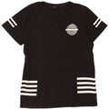 Jack & Jones Mens Graphic T-Shirt Top Medium Black Geometric