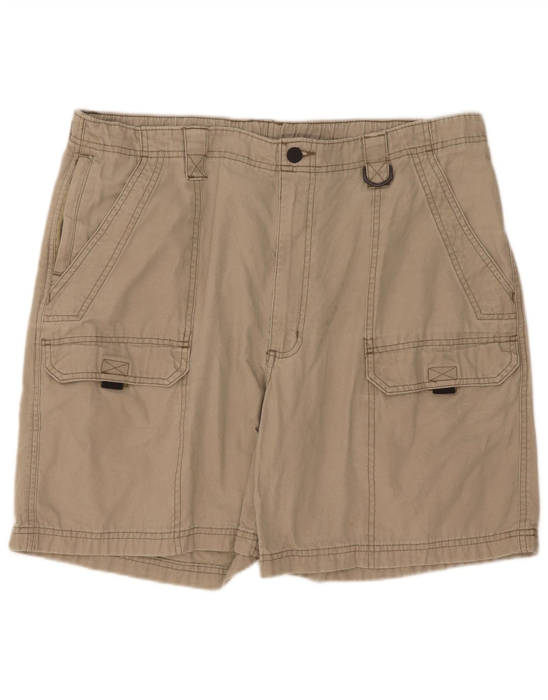 Wrangler Herre Cargo Shorts W38 XL Beige Bomuld