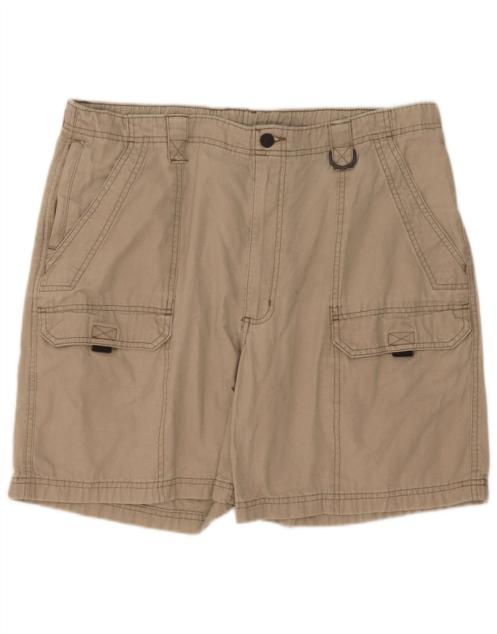 Wrangler Herre Cargo Shorts W38 XL Beige Bomuld