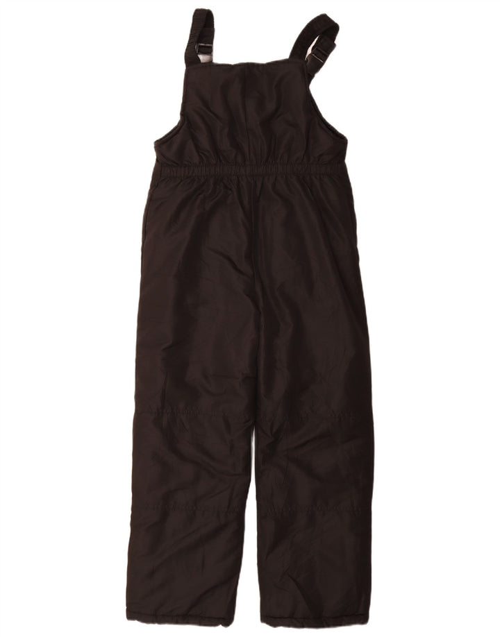 LONDON FOG Drenge Dungarees Ski Jumpsuit 7-8 år Lille sort polyester