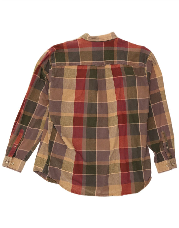 EDDIE BAUER Herre Regular Fit skjorte XL Flerfarvet ternet bomuld