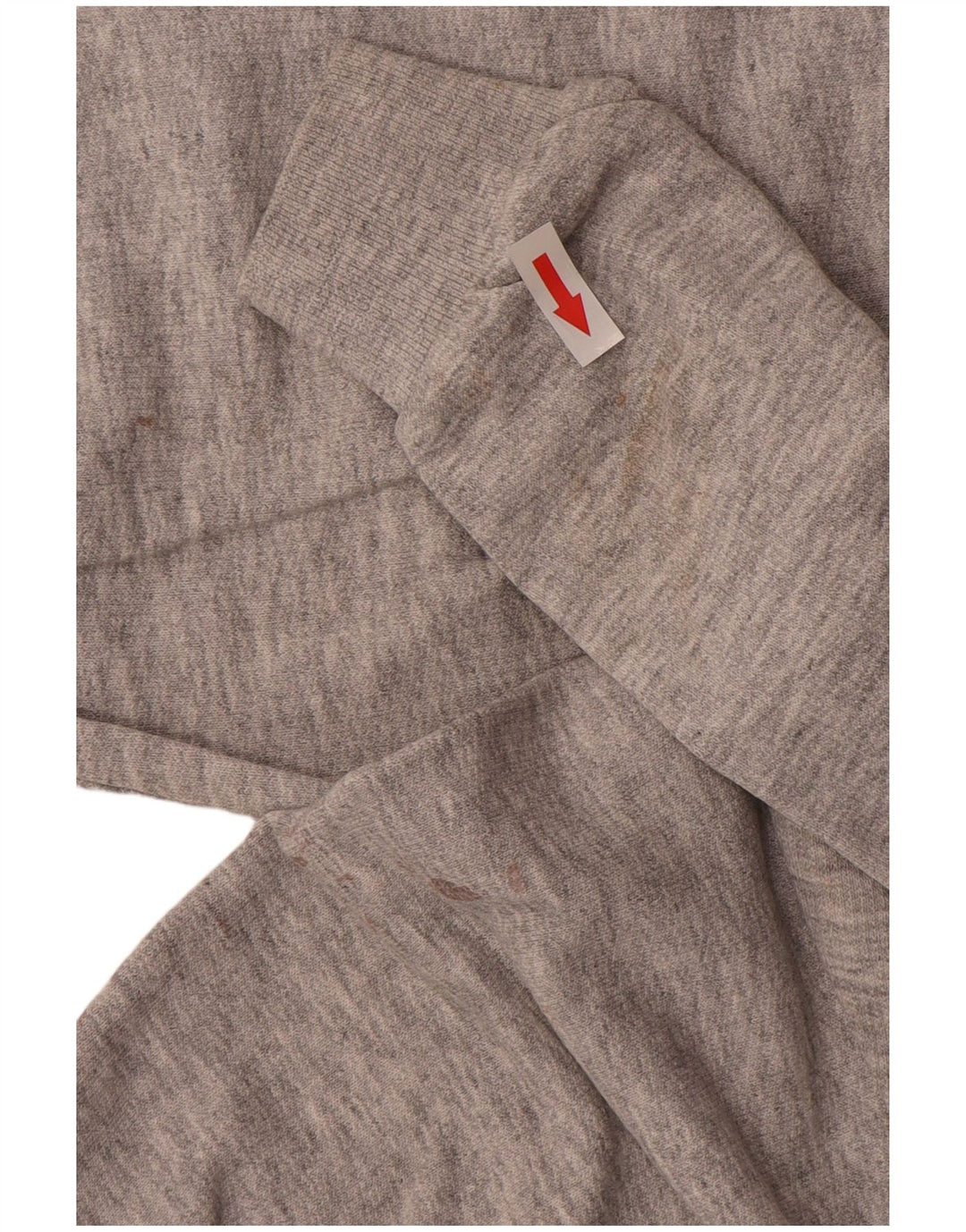 Wrangler Sweatshirt til mænd, stor gråstribet bomuld
