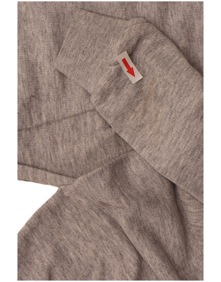Wrangler Sweatshirt til mænd, stor gråstribet bomuld