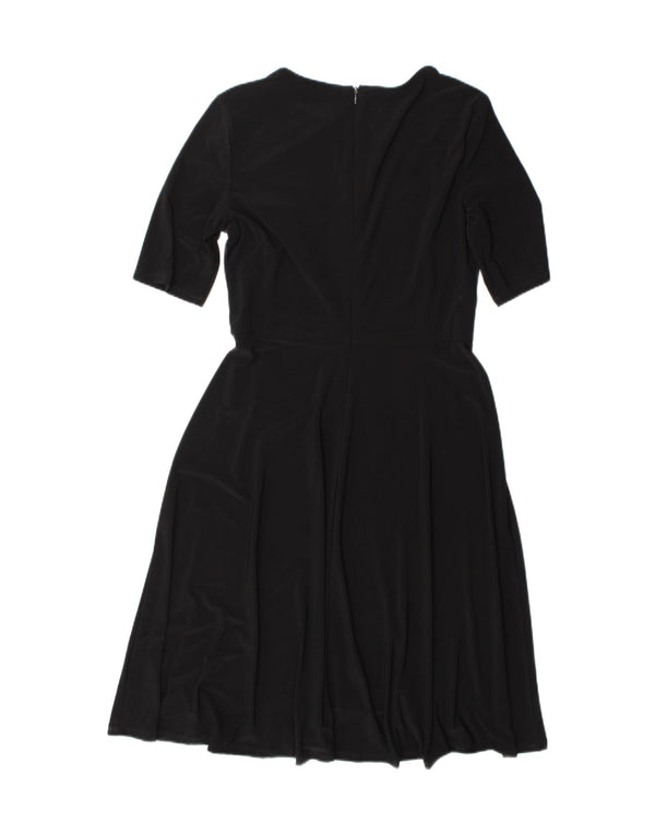 Ralph Lauren Dame A-Line Kjole US 8 Medium Sort Polyester