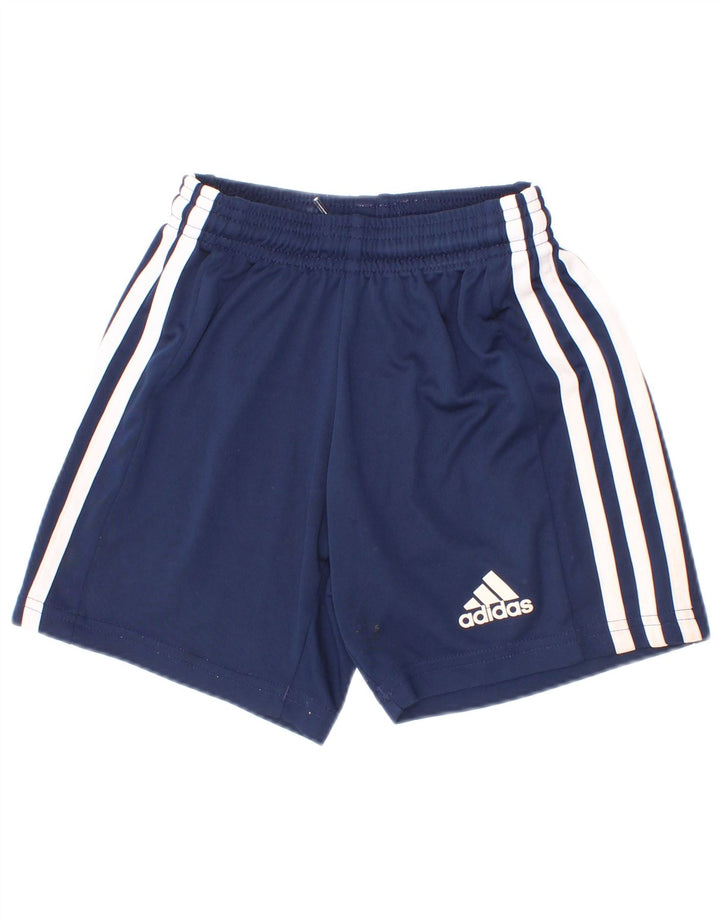 Adidas Boys Aeroready Sports Shorts 5-6 år Navy Blue Polyester
