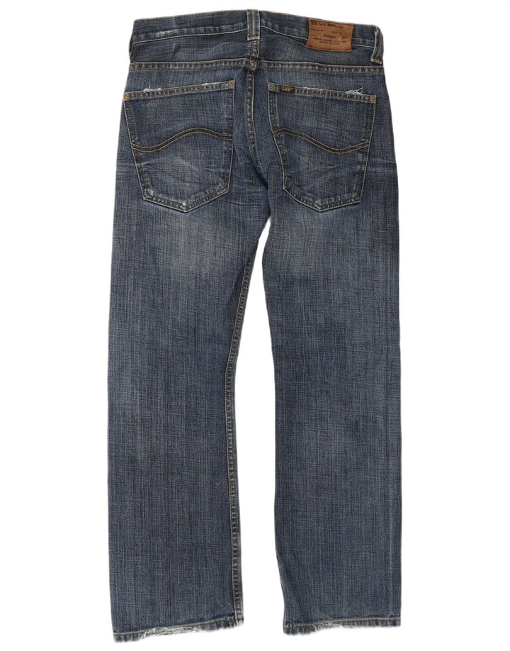 Lee Dame Flint Straight Jeans W30 L30 Blå Bomuld