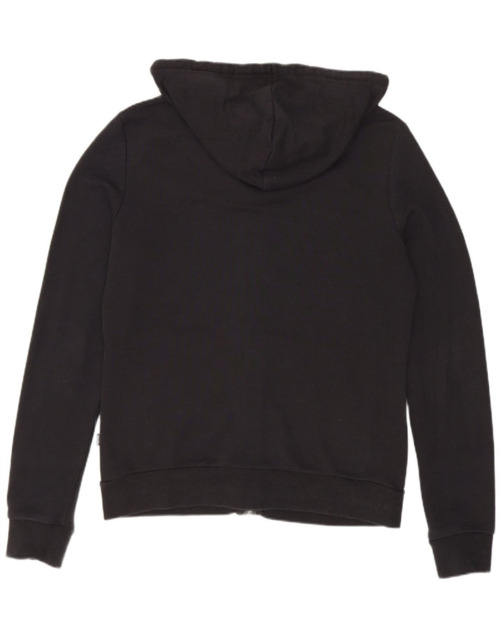 Puma Dame Hættetrøje Sweater UK 12 Medium Sort Bomuld