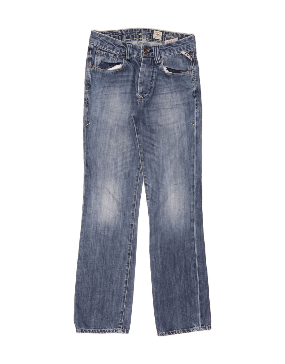 JACK & JONES Mens Straight Jeans W28 L32 Blue Cotton Vintage Jack & Jones and Second-Hand Jack & Jones from Messina Hembry 