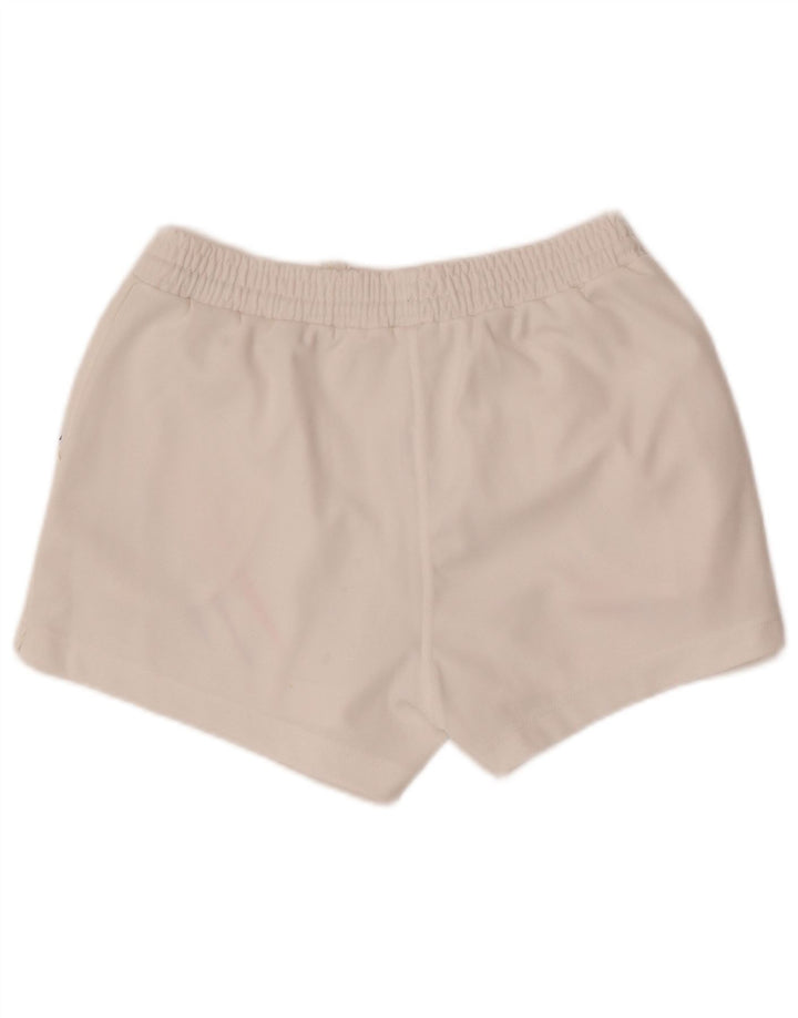 Lotto Womens Sports Shorts UK 12 Medium White Geometric