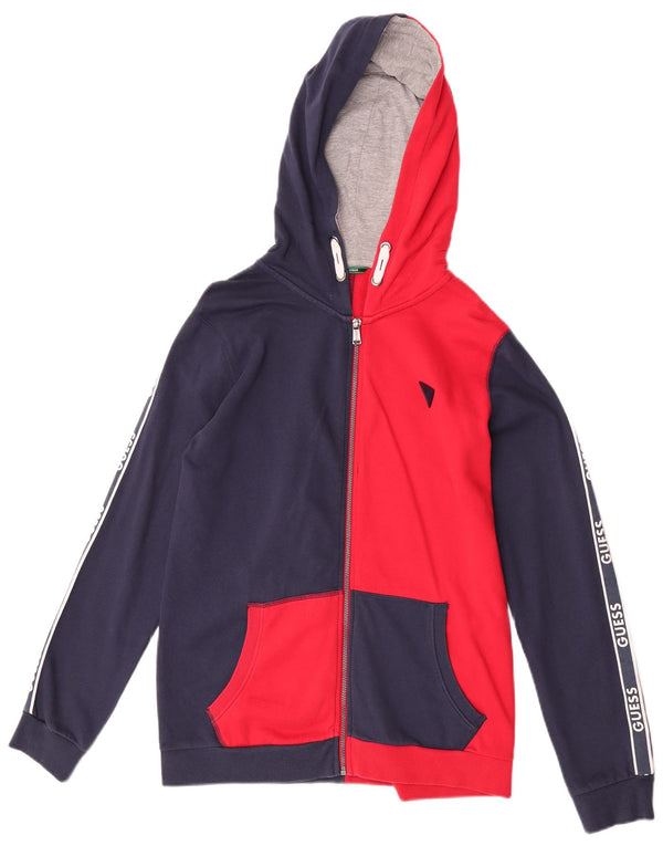 Guess drenge grafisk hel træningsdragt 15-16 år marineblå farveblok bomuld