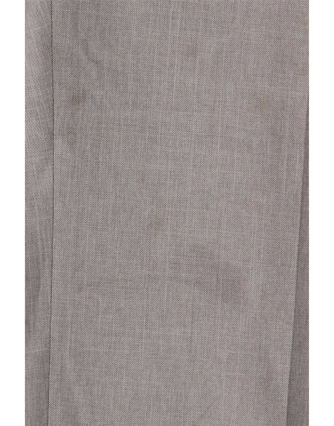 Marks & Spencer Straight Suit Bukser til mænd W42 L29 Grå polyester