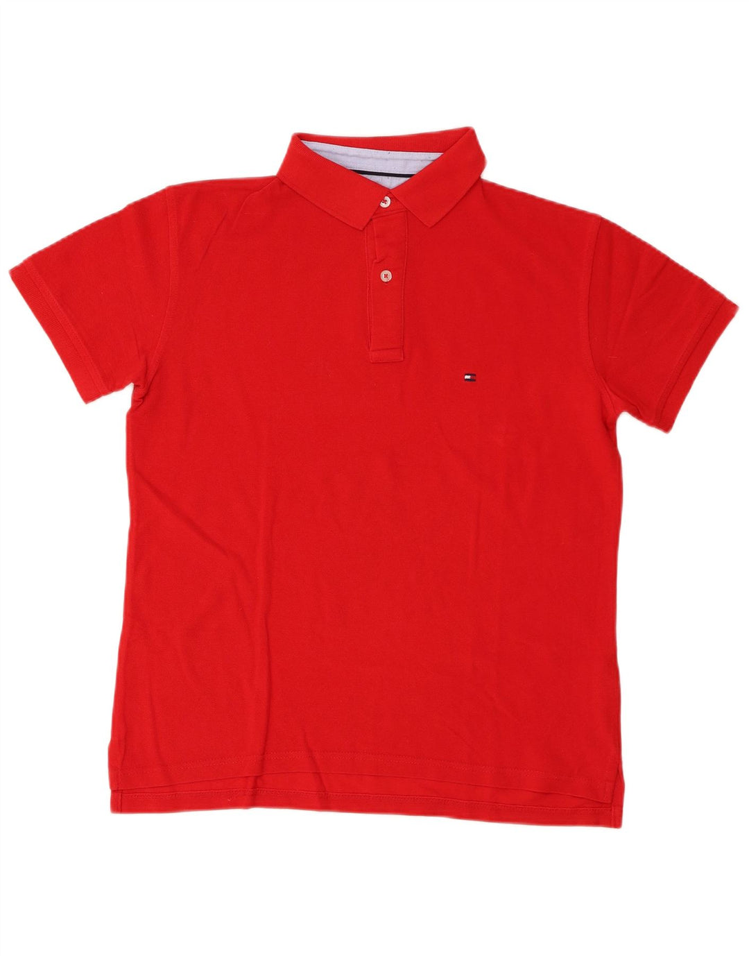 Tommy Hilfiger herre poloshirt Medium rød bomuld