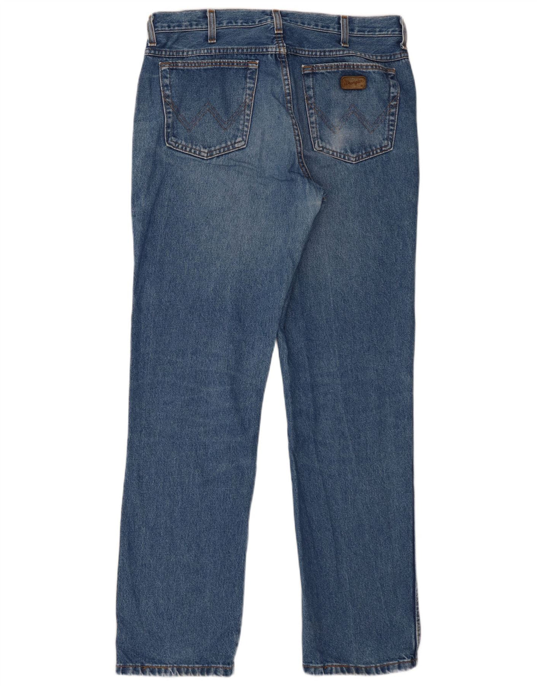 Wrangler Straight Jeans til mænd W32 L33 Blå