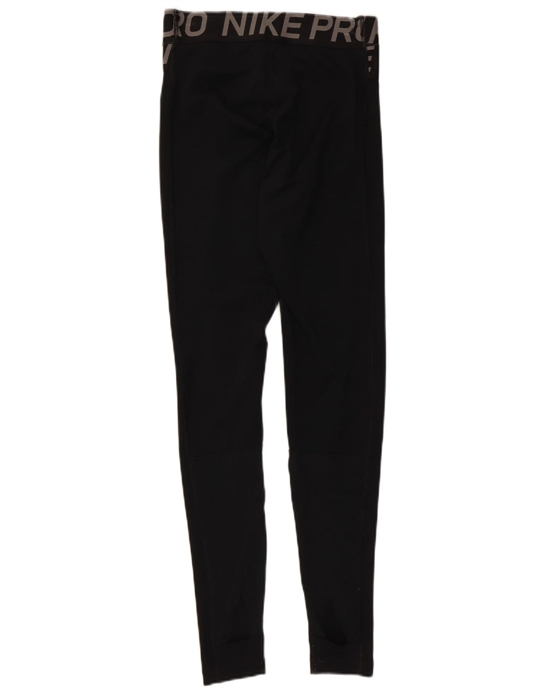 Nike Dame Dri Fit Grafiske Leggings UK 8 Small Black Colourblock Polyester