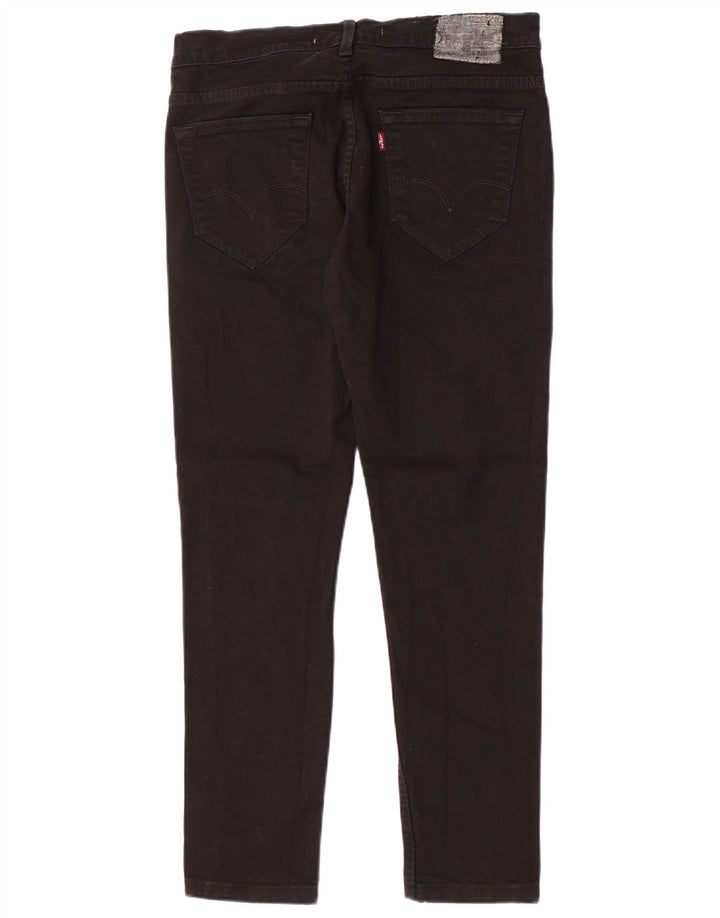 Levi's Herre 519 Slim Jeans W33 L30 Sort Bomuld