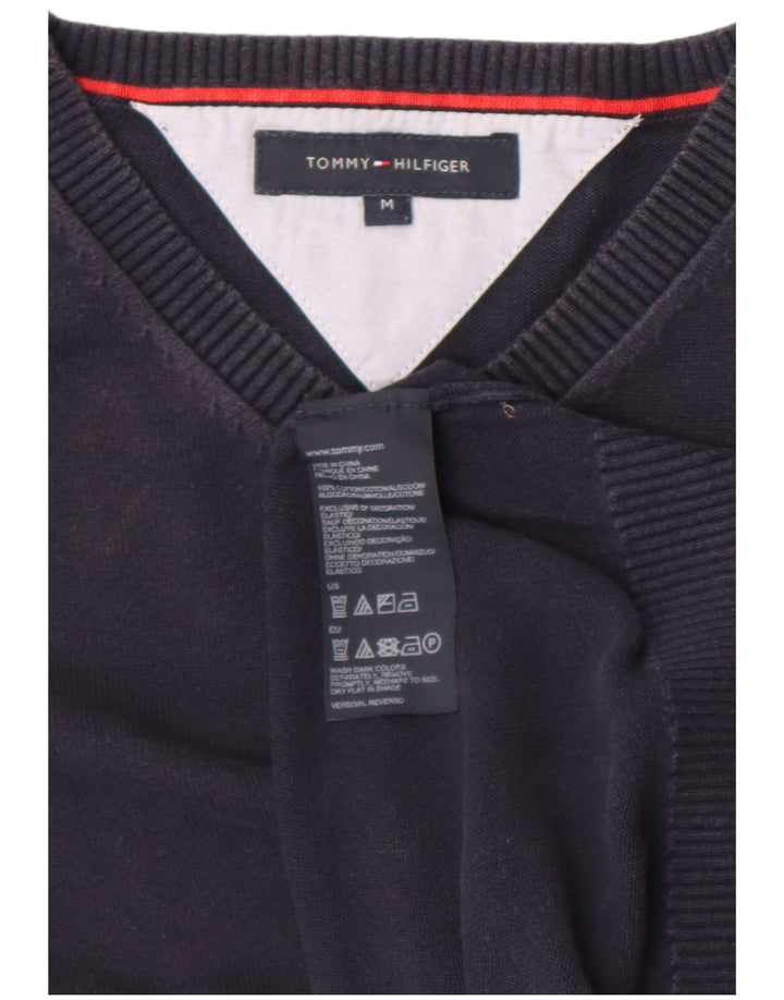 Tommy Hilfiger Herre V-hals sweater Medium Marineblå Bomuld