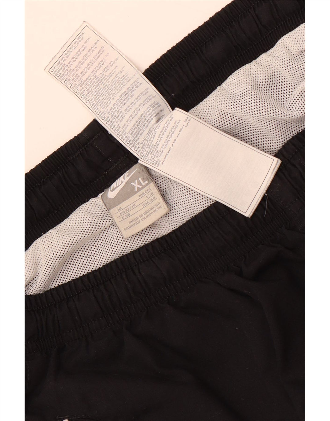 Nike Herre grafiske Bermuda Sportshorts XL Sort Colourblock Polyester