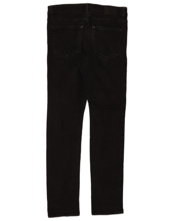 Calvin Klein Herre Slim Jeans W32 L32 Sort Bomuld