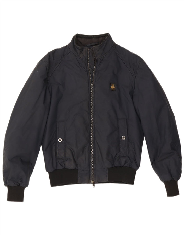 Refrigiwear Herre Bomber Jacket UK 40 Large Navy Blue Nylon