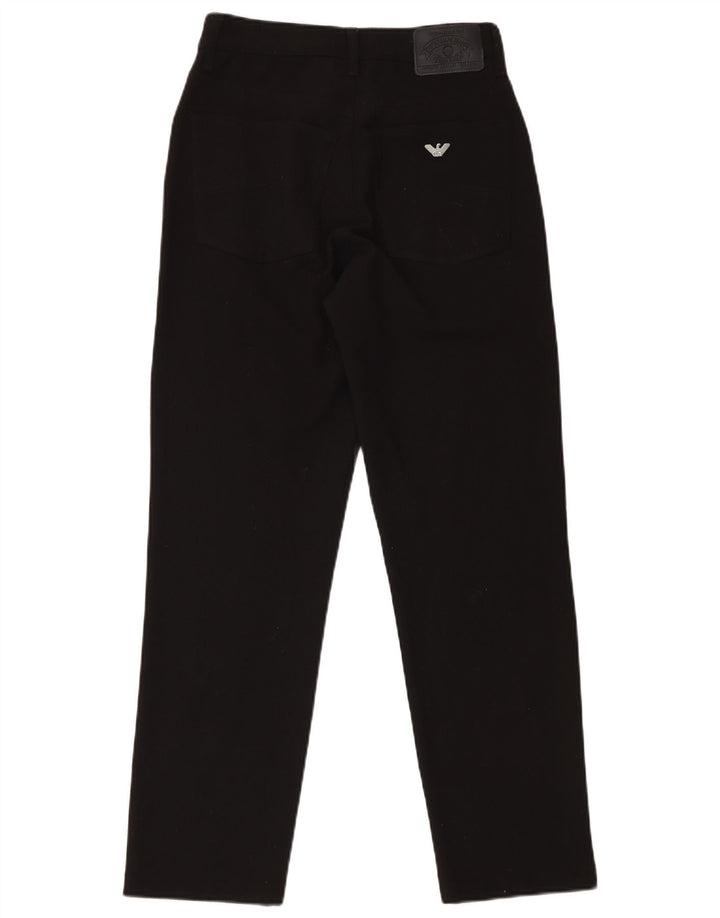 Armani Dame Slim Casual Bukser W31 L31 Sort Uld