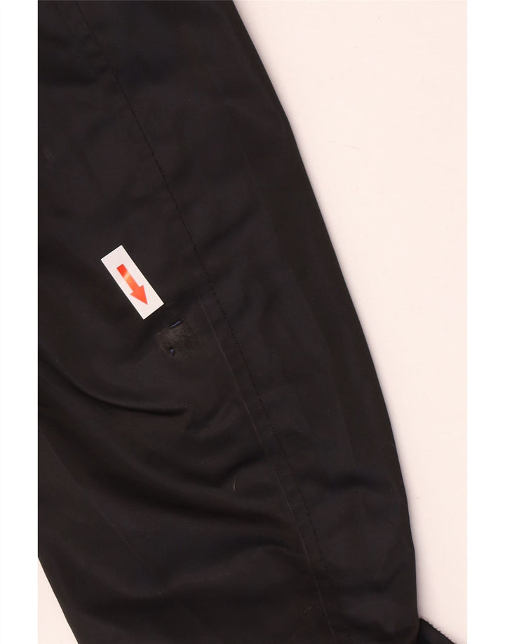 Zara Herre Hooded Utility Jacket UK 38 Medium Black Polyester