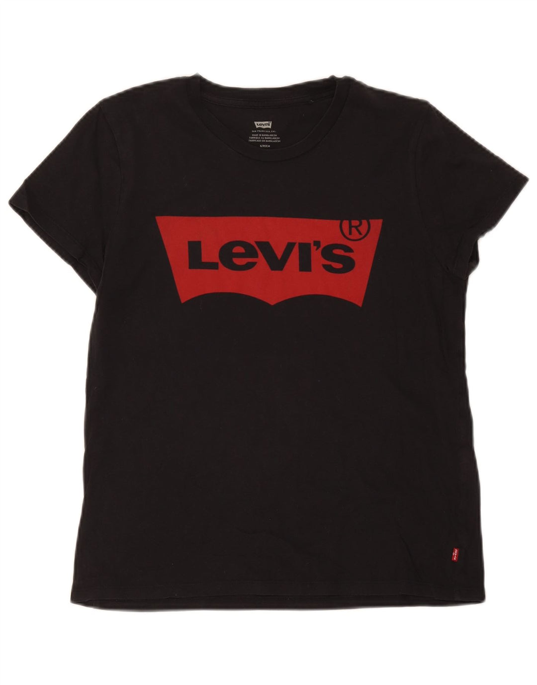 Levi's Herre grafisk T-shirt Top Lille Sort