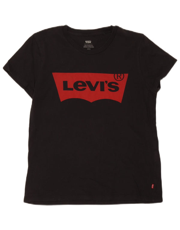 Levi's Herre grafisk T-shirt Top Lille Sort