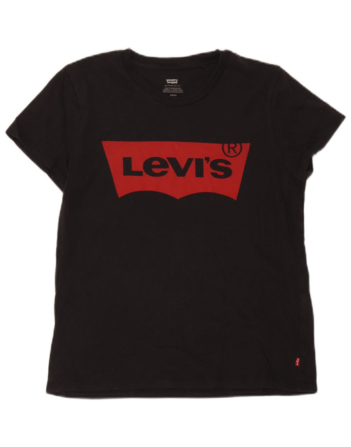 Levi's Herre grafisk T-shirt Top Lille Sort