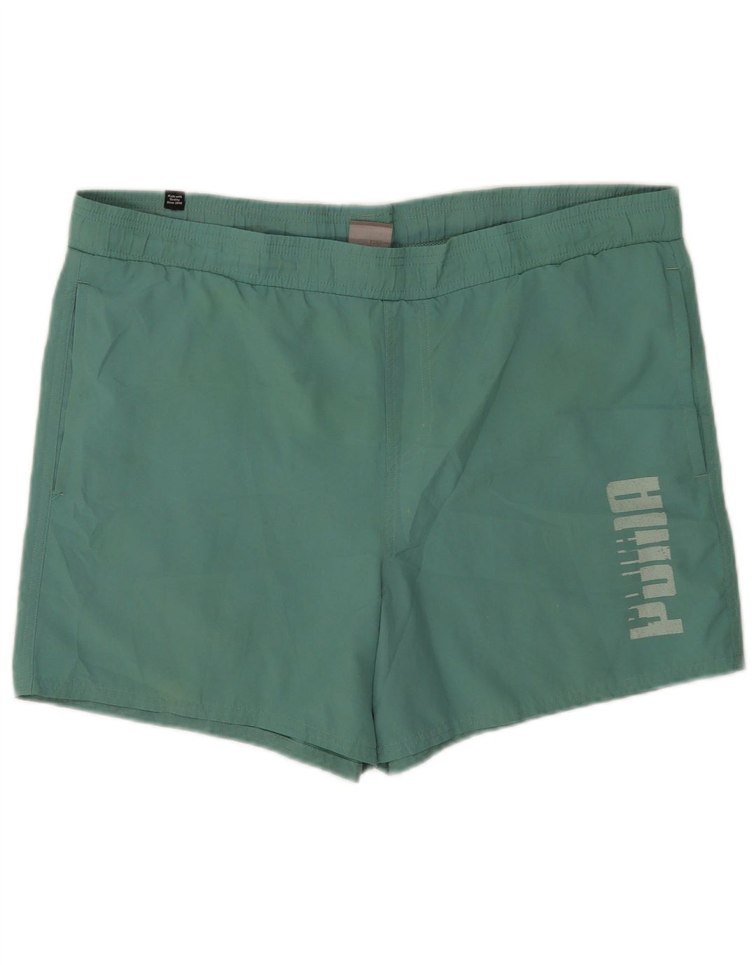 Puma Herre grafiske badeshorts Stor grøn polyester