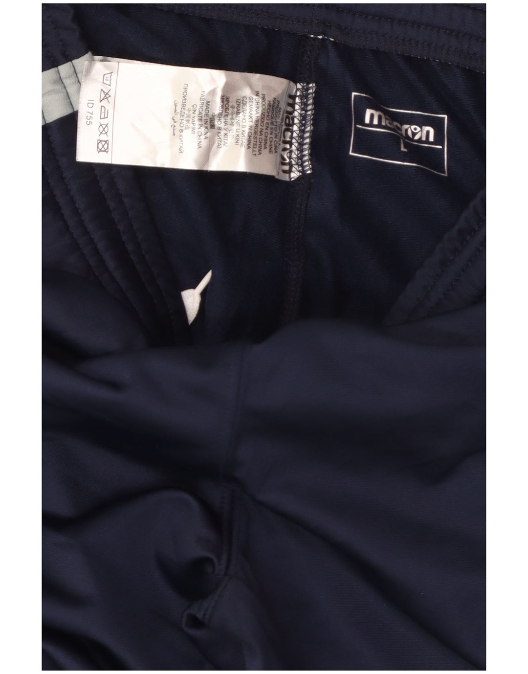 Macron Herre træningsdragt Bukser Joggers Large Navy Blue Polyester