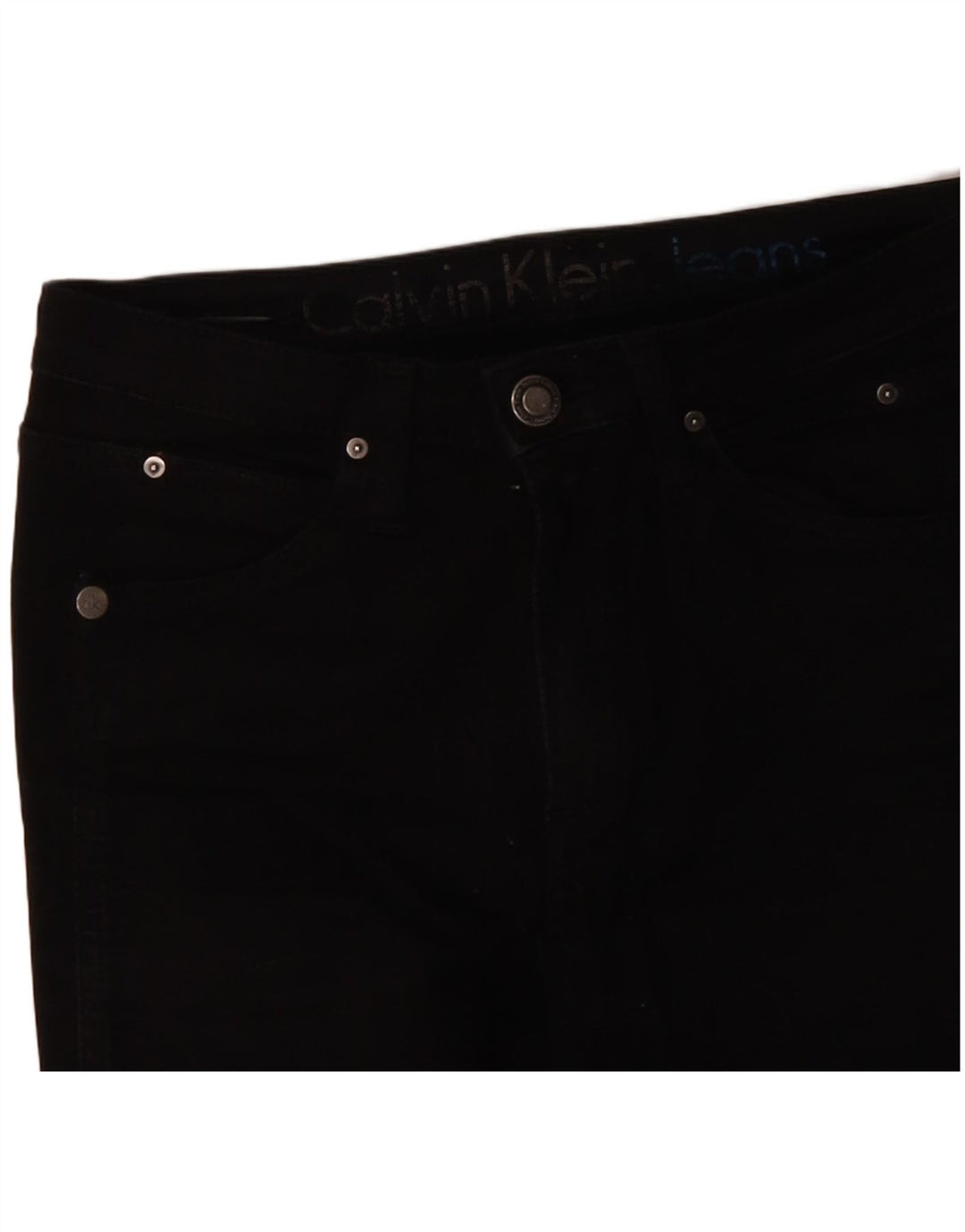CALVIN KLEIN Dame Skinny Jeans W26 L30 Sort