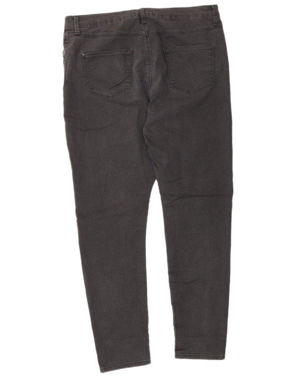 Marks & Spencer Womens Slim Jeans UK 16 Large W34 L29 Black Cotton
