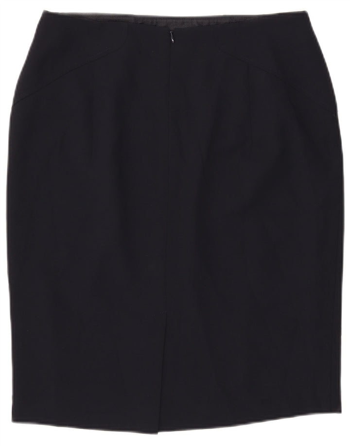 John Lewis Pencil Nederdel til kvinder UK 12 Medium W30 Marineblå polyester