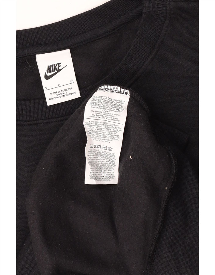 Nike Loose Fit Sweatshirt Jumper lille sort bomuld