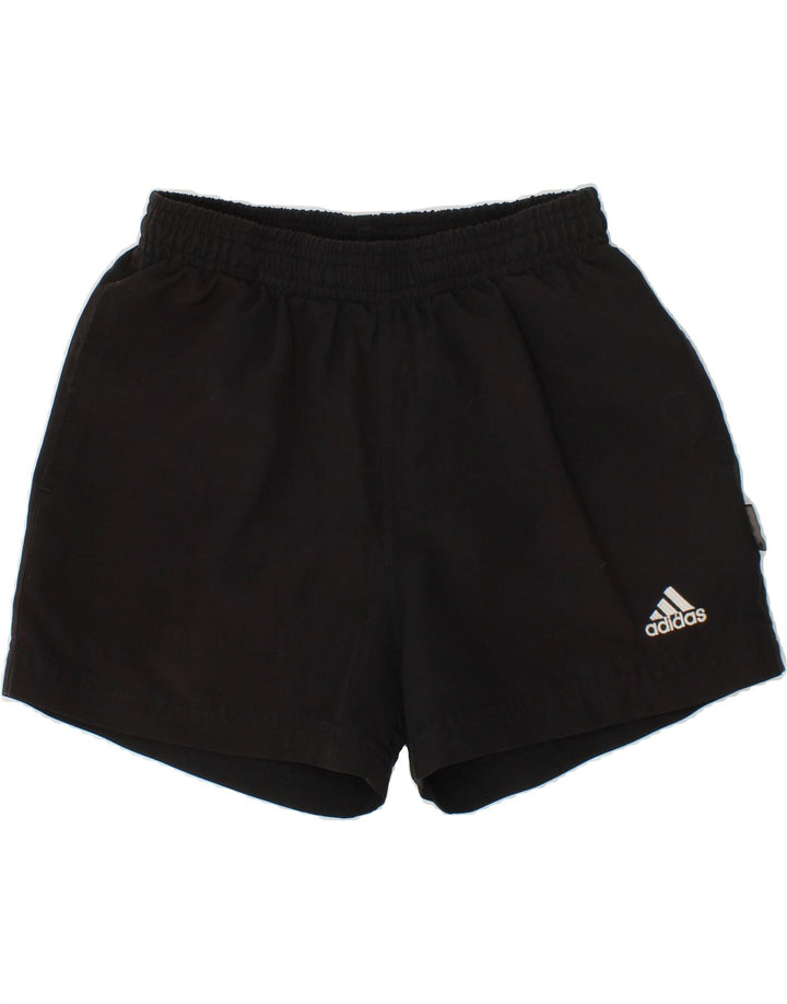 ADIDAS Boys Sport Shorts 5-6 Years Black Polyester Vintage Adidas and Second-Hand Adidas from Messina Hembry 