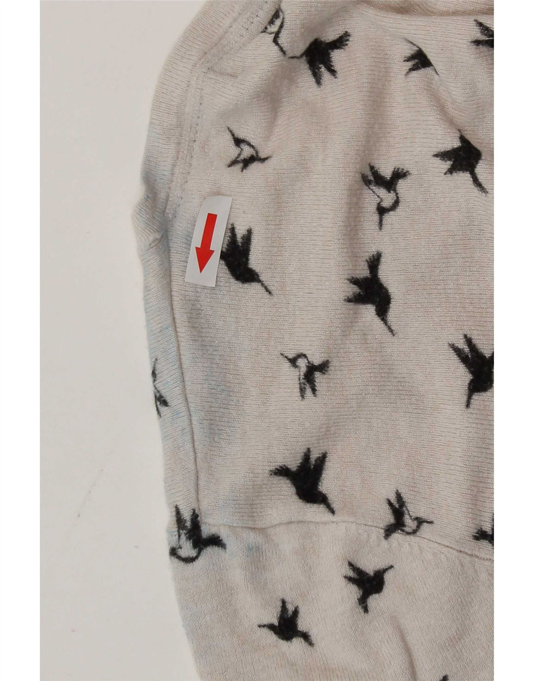 Marks & Spencer kvinders abstrakt mønster cardigan sweater UK 14 Medium White