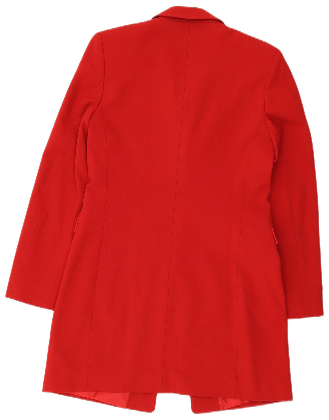 Marks & Spencer Dame St. Michael Longline Blazer Jacket UK 8 Small Red