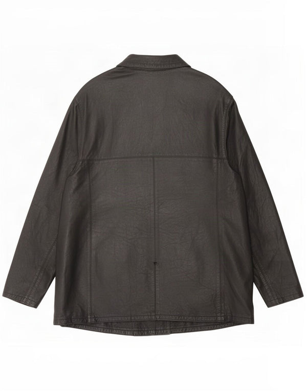 Lavorazione Artigianale Dame Læderjakke UK 16 Large Sort