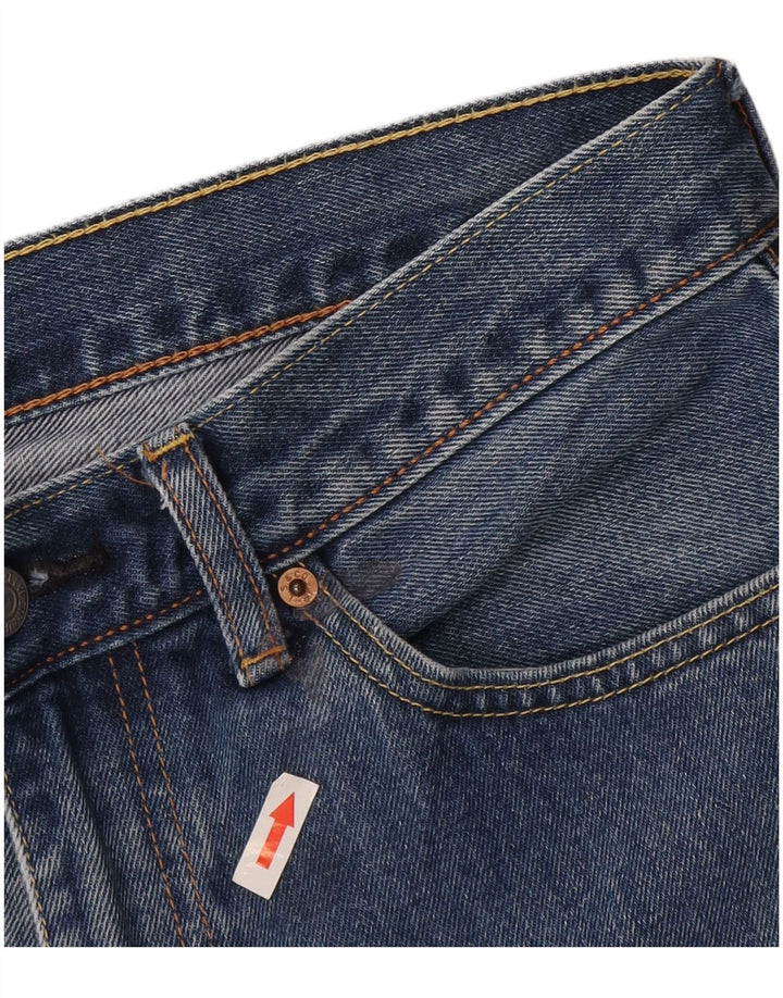 Levi's Herre 751 Cropped Straight Jeans W32 L24 Blå Bomuld